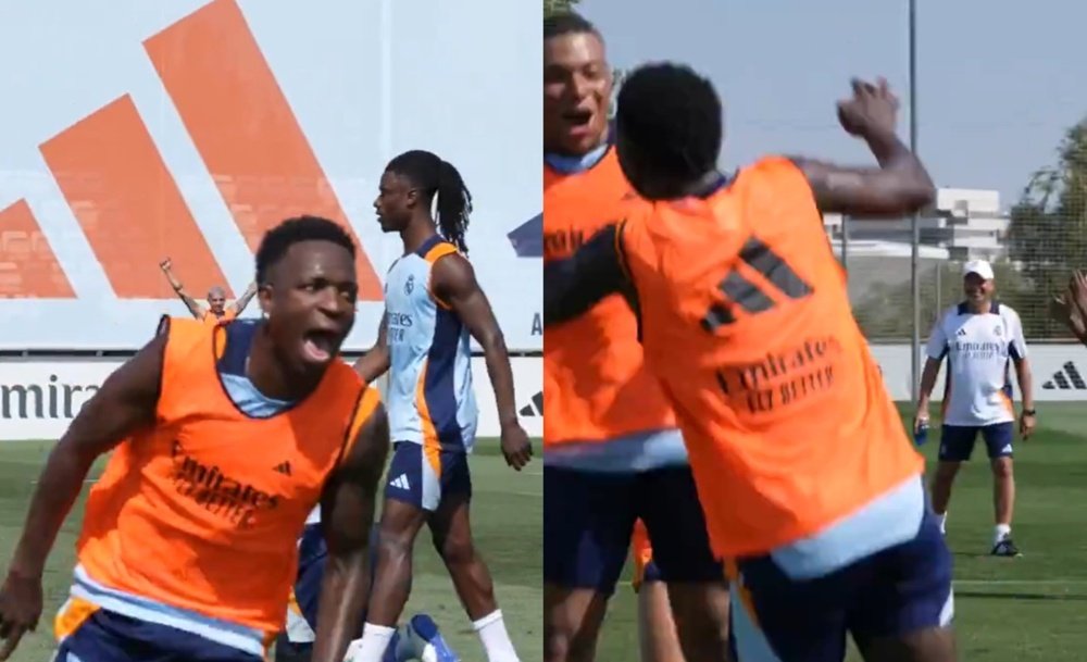 Kylian Mbappé and Vinícius Jr. Showcase Chemistry at Real Madrid Training