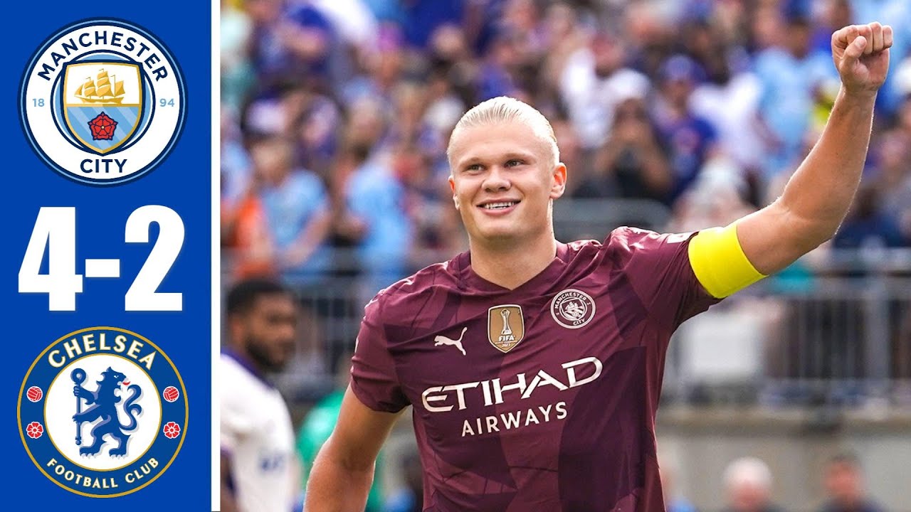 Haaland's Hat-Trick Helps Manchester City Secure 4-2 Win Over Chelsea