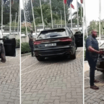 Thomas Partey arrives at Ghana Camp in a luxurious $150,800 Audi RSQ8 car ahead of AFCON Qualifiers