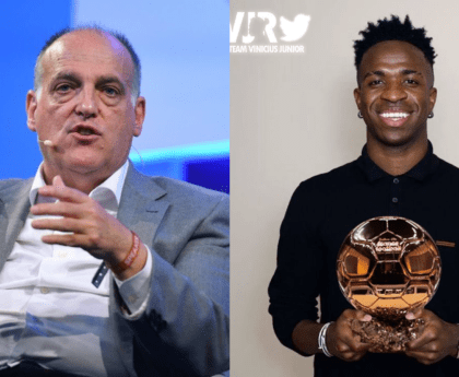 Javier Tebas Backs Vinicius Jr for Ballon d’Or Glory