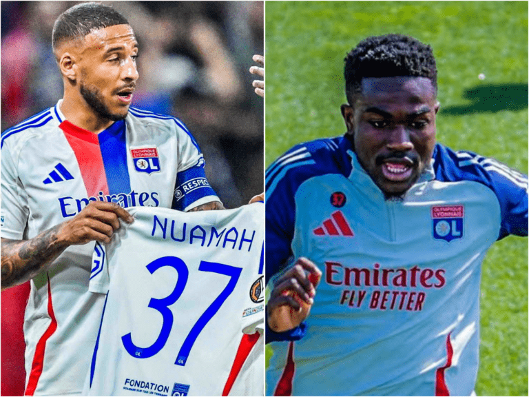 Lyon Players Pay Emotional Tribute to Injured Teammate Ernest Nuamah After Goal Against Manchester United
